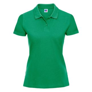 A_Piké med tryck LADIES CLASSIC COTTON POLO